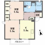 ハウス柿木平 Aの間取り画像