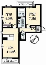 ヤマトハイムⅢの間取り画像