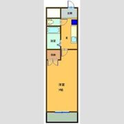 クレールたつたの間取り画像