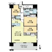 レーベン長野 THE MID TOWERの間取り画像