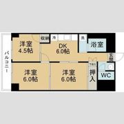 五橋ニューレジデンスの間取り画像
