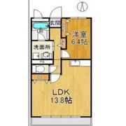 コーポニュー中川の間取り画像
