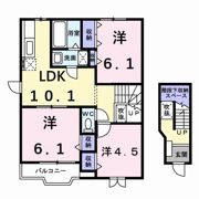 ラヴニールⅠの間取り画像