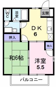 エルコート華の間取り画像