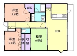 サーパス市駅前 905号室の間取り画像