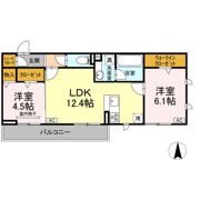 D-ROOM大川の間取り画像