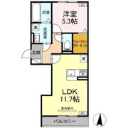 セレスティア岐南 Westの間取り画像