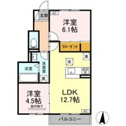 セレスティア岐南 Southの間取り画像