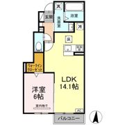 セレスティア岐南 Southの間取り画像