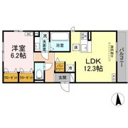 (仮称)D-ROOM中島の間取り画像