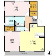ノワール北島の間取り画像
