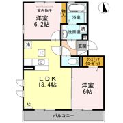 フェリーク長岡京の間取り画像