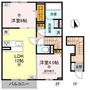 ルグラン亀山の間取り画像