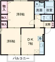 グランシャリオⅠの間取り画像