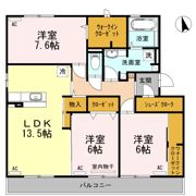ヴォン・プレミアージュ A棟の間取り画像