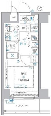 REALIZE川崎の間取り画像
