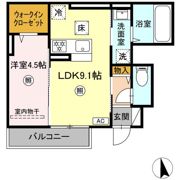 セントラル姶良の間取り画像