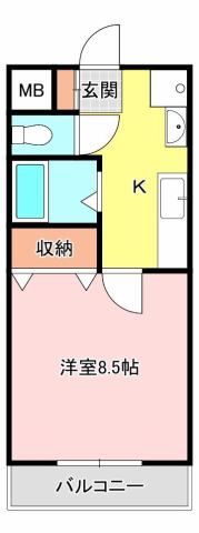 コーンハイツIの間取り画像