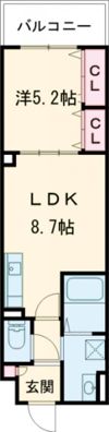 クリエオーレ正雀Ⅱの間取り画像