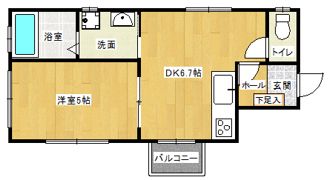 PHOENIX大橋南の間取り画像