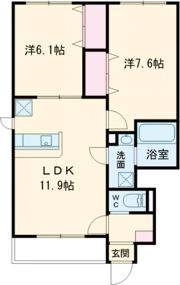 アムールSelvaの間取り画像
