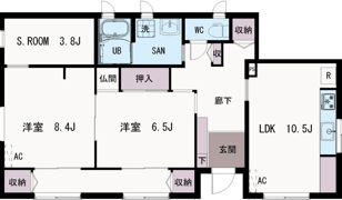 クレセントハウスⅡの間取り画像