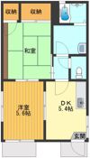 ツインハイムBの間取り画像