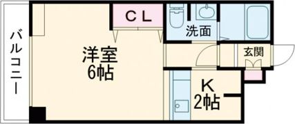 CUBO松陰の間取り画像