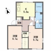 フレグランス牧之郷 Bの間取り画像