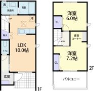 Douceur bois (ドゥースール・ボワ)の間取り画像
