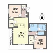 グランフォレスト赤坂の間取り画像