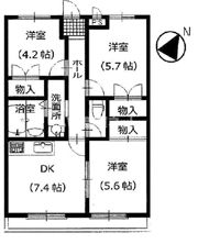 サニーホームズ緑が丘の間取り画像