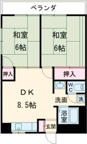 瀬高ビルの間取り画像
