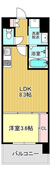ヴェルデ博多サウスの間取り画像