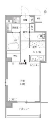 リヴフラッツ皆実町の間取り画像