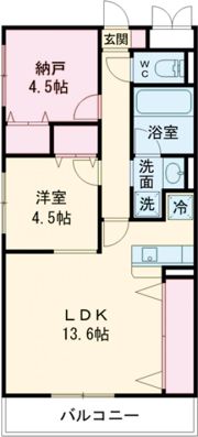 MISTRAL三左衛門Iの間取り画像