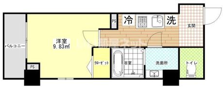 フェリチタ越谷駅前の間取り画像