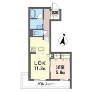 クオレール はなの間取り画像