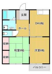 コーポナカムラの間取り画像