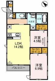 シャルマン東三国ヶ丘の間取り画像