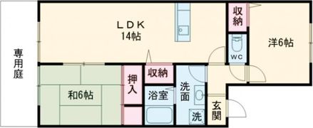 パールシャトーの間取り画像