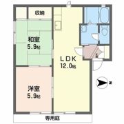 ディアス北新在家Bの間取り画像