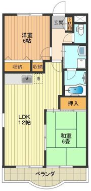緑山ハイツCの間取り画像