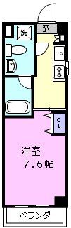 エイムオーエス島崎町マンションの間取り画像