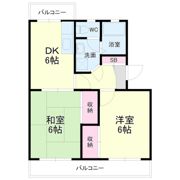 メゾン瓜内 Bの間取り画像