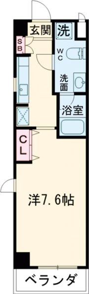 エイムオーエス島崎町マンションの間取り画像