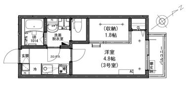 KEIAI RESIDENCE 北越谷Ⅲの間取り画像