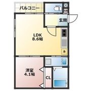 ALEGRIA宮之阪の間取り画像