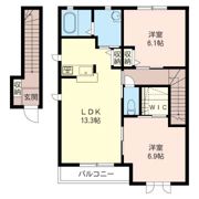 オハナの間取り画像