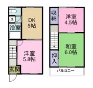 コーポ宮 1号棟の間取り画像